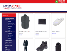 Tablet Screenshot of modacanel.com